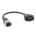 6PIN to 16PIN Diagnostic OBD2 Cable Adapter, OBDII Scanner Replacement for CAN AM Moto ATV UTV Motorcycle Bike Tools Durable Easy to Use. 