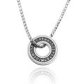 wholesale Stainless Steel Vintage Viking Wind Rune Letter Circle Pendant for Men's Titanium Steel Corrosion Necklace men jewelry. 