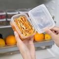 Frozen Meat Storage Box Portable Refrigerator Fruit Vegetable Fresh-Keeping Organizer Box Transparent Cheese Container Kitchen. 