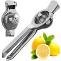 Lemon Squeezer Stainless Steel - Sturdy Manual Citrus Juicer, Premium Quality Lemon Juicer, Heavy Duty Solid Hand Juicer. 
