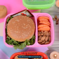 Maxware Household Student Lunch Box Small 700ml, Lunch Box with two portions/Compartments, Best Lunch box for School kids. 