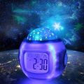FRAKIN Projector Alarm Clock, Music Alarm Clock Digital Clock. 