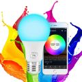 RGBW Bulb WIFI Wireless Control E27 RGB Dimmable Lamp 4.5/7W Home LED Smart Bulb 16 million color light. 