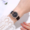 Retro Texture Diamond Dial Design Women Watches Fashion Casual Ladies Leather Wristwatches Brand Simple Female Quartz Clock. 