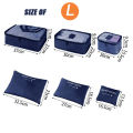 6Pcs/1Set Travel Storage Bag Storage Clothes Bag Luggage Case Bag Suitcase Underwear Organizer Make Up Organizer Bag. 