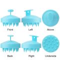 Hair Scalp Massager, Shampoo Brush with Soft Silicon Bristles waterproof Easy to Use for all hair type Green Color. 