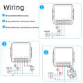 Zigbee Relay Switch Module 3 / 4 Channel AC100-240V Work with Alexa Home Mini Smart Switch Module B. 