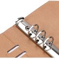 【DIV MALL】A5 Leather Spiral Notebook Ring Binder Dividers Holder Filler Diary Agenda Planner Accessories Bullet Journal. 