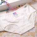 IELGY Solid color panties women's mid-waist cotton fabric. 
