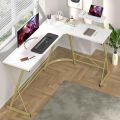 L-Shaped Gaming Desk Computer Corner Table, Home & Computer Gaming Desk, Office Workstation with Monitor Stand, Size. 