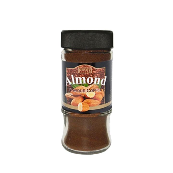 Private Club Flavored Coffee - Almond - 50G (Imported & Halal) - Instant Coffee - For Keto Diet