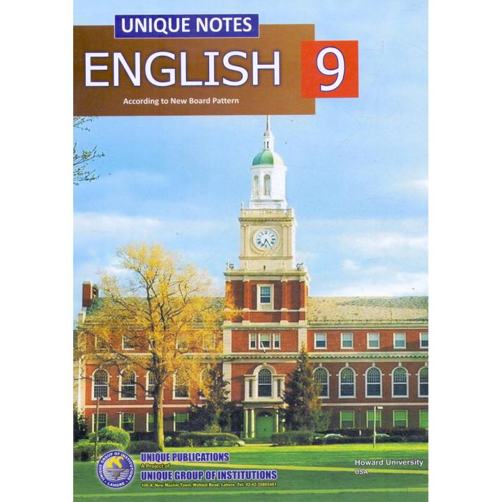 English Notes for 9th Class