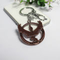 Pokemon Animation Game Articuno Zapdos Moltres Logo Plating Alloy Key Chain Bag Key Ring Pendant Accessories Birthday Gifts. 