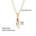 Skyrim Enamel Palestine Map Pendant Necklace Stainless Steel Neck Chain for Women Country Geography Jewelry Gift Wholesale. 