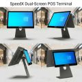 Speed-X POS  Dual Display All-in-One POS System 15.6-Inch Full HD Touchscreen 1920×1080 Main Display  11.6-Inch Customer Display, Intel Core i5 8th Gen, 8GB DDR4 RAM, 128GB mSATA SSD, Windows 11, WiFi 6 & Bluetooth 5.3. 