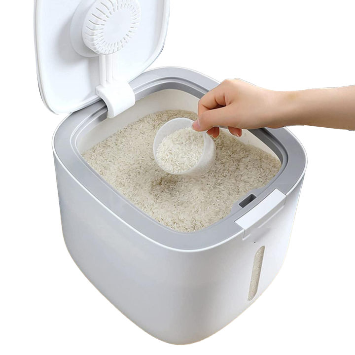 10 Kg Moisture-Proof Rice Grain Storage Box, Nano Bucket For Kitchen Container