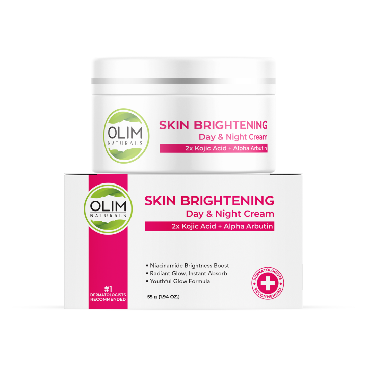 Olim Naturals - 2X Kojic Acid Skin Brightening Cream - Advanced Fairness & Radiance Boosting Formula