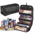 Roll n Go Makeup Organizer & Cosmetic Bag - Black. 