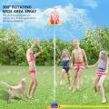 Rocket Jet Sprinkler Toys Spinning Flying Splash Playing Water Toy Summer Outdoor Water Powered Launcher Kids Bath Toys. 