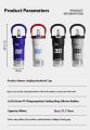 Imported 800ml Large Capacity Stainless Steel Vehicle Mounted Portable Insulated Tumbler with Steel Straw for Kids and Girls Thermal Flask. 