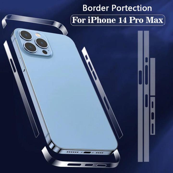 iPhone 14 Pro Max Side Frame Protector Film Anti-Scratch Border Sticker
