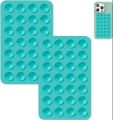 Double Side Silicone Suction Pad Phone Holder Self - Adhesive Rubber Suction Holder Silicon Square Phone Case Silicon Pad For Phone - Compatible With All Mobiles & Tablets. 