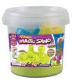 Magic Sand Jar  Magic Sand Toy Set for Kids, Molds Creative Playing Sets Include Bucket, Sand Models, Colorful (350 gm & 200g jars)). 