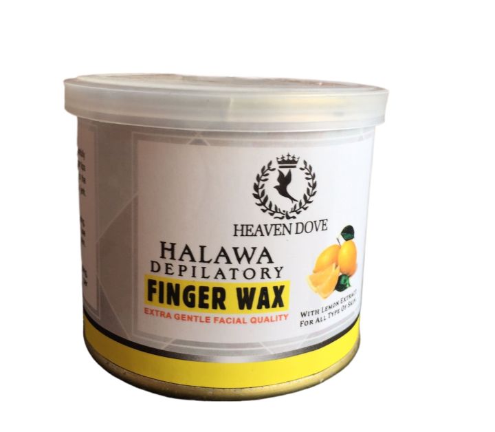 Lemon Extract Heaven Dove Halawa Finger Wax  For All Types of Skin