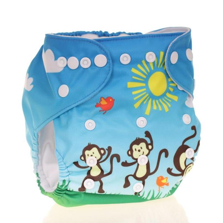 【Good-Love Store】2018 digital integration flower type unicorn baby cloth diape washable reused diaper shorts Training