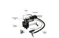 Air Compressor Cars Tyre Inflator Pump 12 Volt 150 PSI SUV Light Trucks Auto Portable Pump Original Copper Winding. 