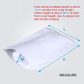 13x18.5 cm food Grade White Kraft Paper With Aluminum Lamination Standup Pouches 50pcs/Lot. 