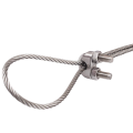 Wire Rope Clamp, Clamps for Wire - U Shape Wire Rope Steel Clips - Wire Rope, Cable Grip, Clamp Stainless Steel-Rope Connector, Rope Fastening Clamp with Tap Nut Bolt - Goodility Direct. 