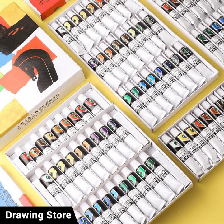 Maries Waterproof Professional Acrylic Paints Set 24/36 Colors 12ml