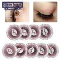Green forest Artificial Eyelashes Dense Multi-layers Self Sticking False Lashes. 