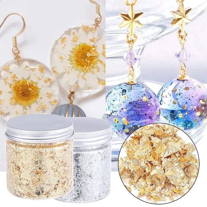 Foil%20Flakes%20for%20Resin%20art,%20Calligraphy,%20Nail%20art%20Imitation%20Gold%20and%20Silver%20leaf%20flakes%20for%20paintings%20and%20crafts%20fully%20filled%20box%20-%20Image%202