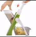 Safe mandoline slicer for Vegetables, Meal Prep & More with Thickness Size Adjuster. 