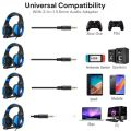 gaming headphones light weight headphones 3.5mm plug good quality over head headsets PC PS4 PS5  headphones. 