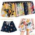 Bundle Of 2 Printed Shorts For Girls and Women. 