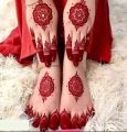 RED COLOR CONE MEHNDI.(PACK OF 3). 