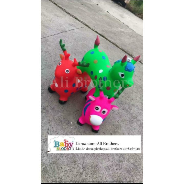 Baby Jumping Animal Jumping Horse With Music Imported Made