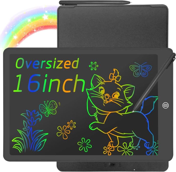 LCD Writing Tablet 8.5 Inch - Multicolor Drawing tablet- writing Digital Pad - Digital writer - Electronic Erasable Writing Board - Educational toy for kids
