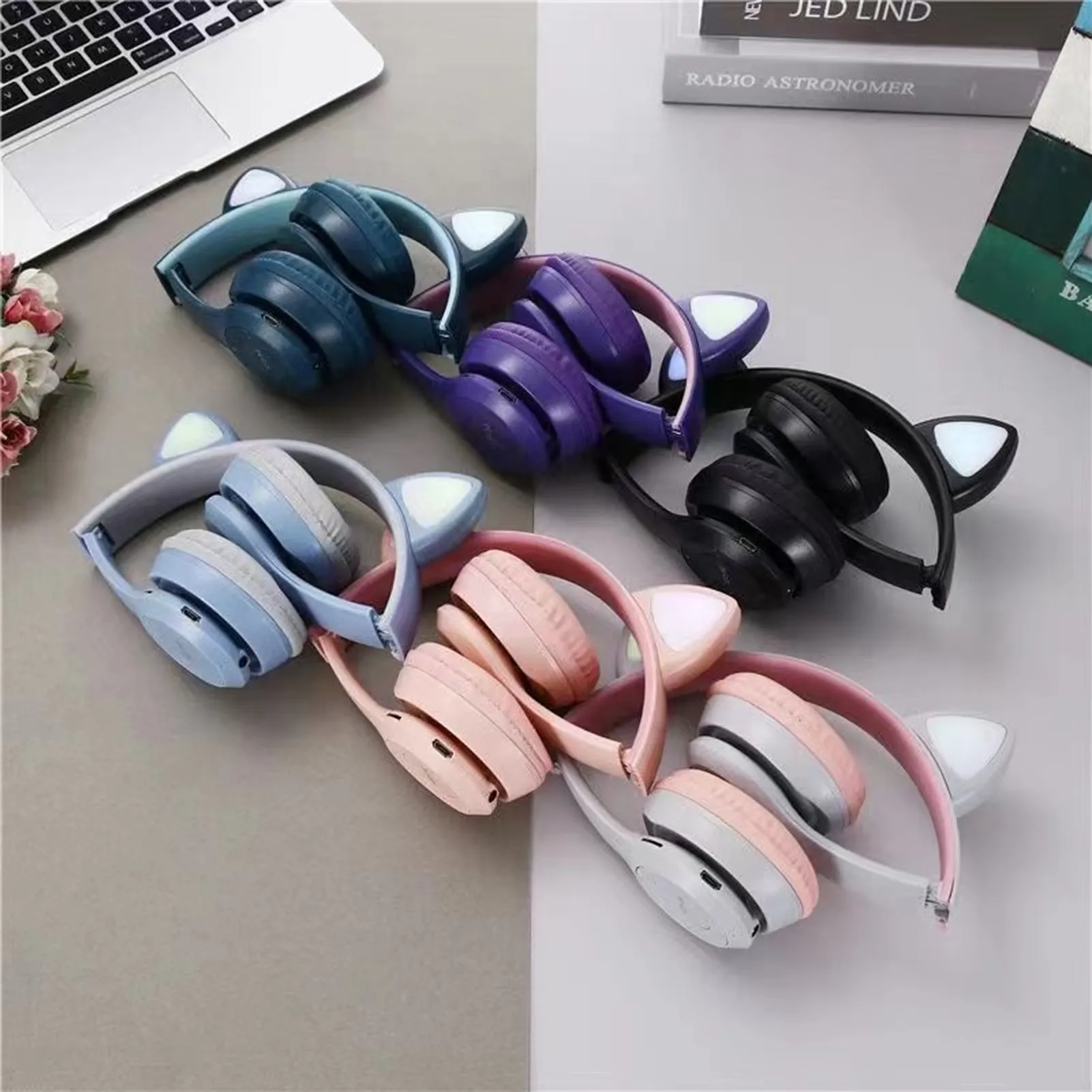 P47M Girls Cat Wireless Headphone for Mobiles, Laptops & PC P47M Girls Cat Wireless Headphone for Mobiles, Laptops & PC