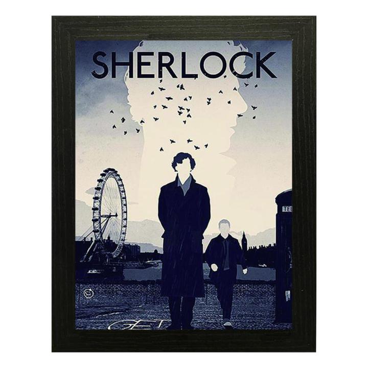 Sherlock Holmes Tv Series Posters Frame, Framed Sherlock Holmes Posters - Raqeeq OFD68