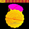 传统圆往生钱（10叠庄）Round Wang Sheng Qian. 