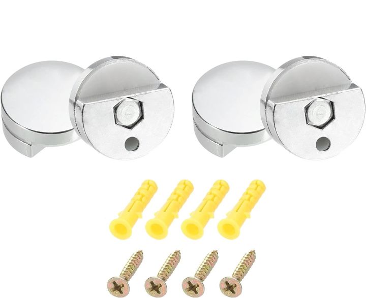 4%20PCS%20Zinc%20Alloy%20Mirror%20Floating%20Glass%20Clip%20Set%20Round%20Shape%20Wide%20Mirror%20Clip%20Set%20Glass%20Clamps%20Holder%20Glass%20Shelf%20Bracket%20Bathroom%20Mirrors%20Supporting%20Sheet%20Dresser%20Mirror%20Fixed%20Fitting%20-%20Image%204