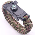 Umbrella rope bracelet knife outdoor lighter knife multi-function bracelet bracelet for survival outdoor adventure camping. 