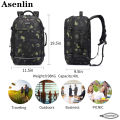 Asenlin 40L Backpack for Travel, Flight Approved Luggage Water Resistant Laptop Backpack, Fits 15.6-17 Inch Notebook, Durable Backpack With 3 Packing Cubes. 