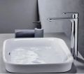 Basin mixer basin vanity Faucets High quality brass chrome Basin Mixer Tall Faucet Hot Cold water tap. 
