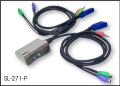 2-Port Mini KVM Switch ServerLink Star KVM Original Branded. 