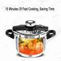 Steampunk Pressure Cooker Stainless Steel, Premium ,9L Capacity High Pressure Cooking Pot for Gas Stove Best Quality. 